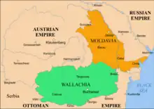 Moldavien 1856-1859 (orange)