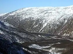 Rombaksbotn set fra Katterat Station