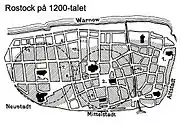 Rostock i 1200-tallet