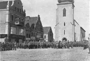 Russisk kavaleri i Insterburg.