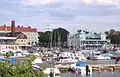 Havnen ved Strömstads centrum, med blandt andet Societetshuset Skagerack, 2006