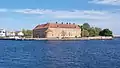 Sønderborg Slot fra den anden side af sundet