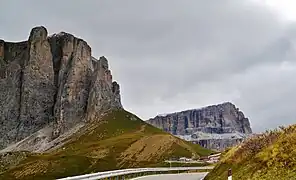 Bjergarten Dolomit ved Sellapasset