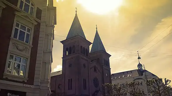 Kirkens nordfacade 2019.