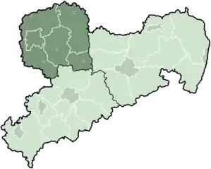 Regierungsbezirk Leipzig i Sachsen