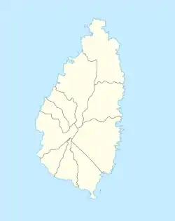 Castries ligger i Saint Lucia