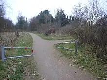 Ved Søndre Dås lå Skive Nord trinbræt, hvor Vestsallingtogene fra 1962 kørte over i eget spor