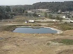 Udsigt over søerne ved Ocna Sibiului