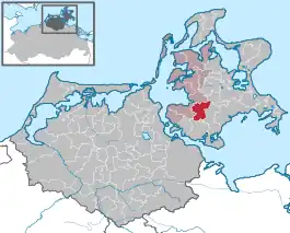 Beliggenhed i Landkreis Vorpommern-Rügen