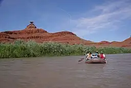 San Juan River ved Mexican Hat i Utah