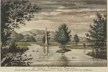 Obelist i Sanderumgaards have