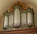 Sankt Markus Kirke. Orgelfacade.