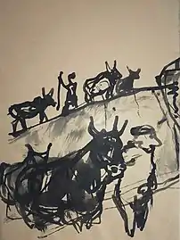 Santa Anastasia. . Tusch. Ca. 1960.