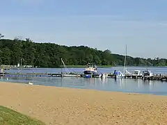 Stranden ved Zippendorf, en del af Schwerin