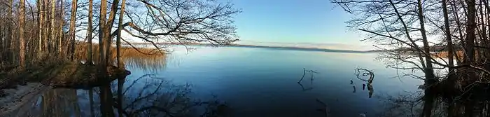 Panorama over Selenter See set fra vestbredden