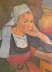 Portræt af Marie Lagadu, 1889