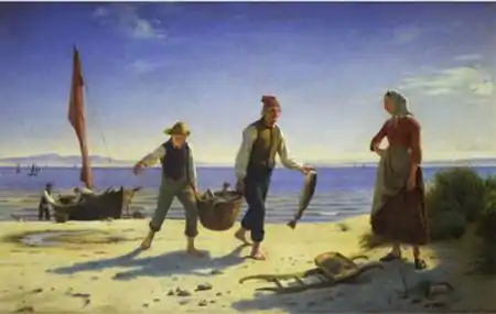 Fangsten bringes i land