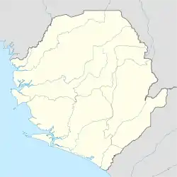 Freetown ligger i Sierra Leone