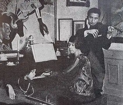 Familien musicerer: Hjertén, Grünewald og sønnen Iván