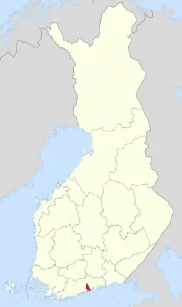 Sippo Kommunes beliggenhed i Finland