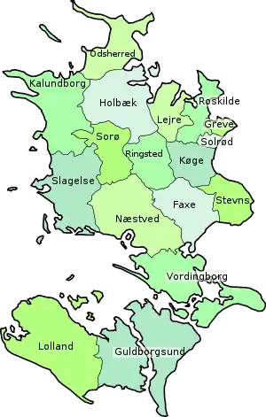 Kommuner i Region Sjælland