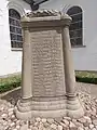 Mindesten for sognets faldne i 1. Verdenskrig