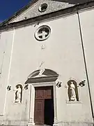 Indgangen til Maria fødeselskirke