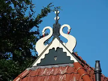 Uglebræt på en gård i Sloten