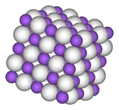 Natriumhydrids krystalstruktur
