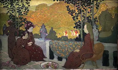 Maurice Denis: Soir de septembre. 'Aften i september', 1891