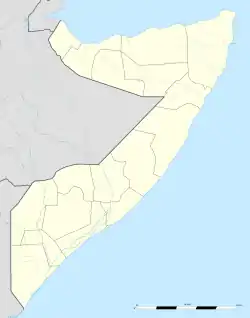 Beledweyne ligger i Somalia