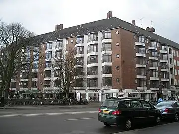 Sortedams Dossering 101-03 / Østerbrogade 19, København (1938)