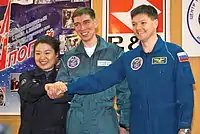 Opsendelse:Yi So-yeon, Sergei Volkov, Oleg Kononenko