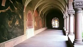 Vandregang med fresker, Staatsarchiv Basel