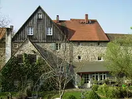 Huse ved den  nordøstlige del af bymuren