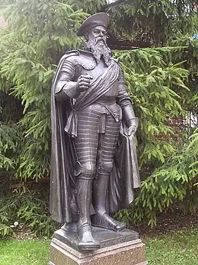 Statue af Albrecht af Preussen.