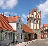 Wittenberge Steintor er den ældste bygning i byen