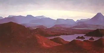 Stórisjór og Vatnajökull, 1921