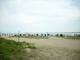 Strande ligger direkte ved Kiel Fjord