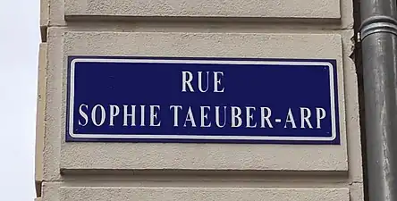 Rue Sophie Taeuber-Arp, Strassburg