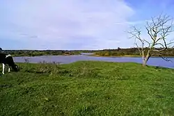 Stubbergård Sø set fra Stubberkloster, mod nord