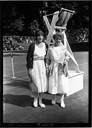 Suzanne Lenglen og Germaine Golding