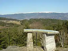 Udsigt ved Pierre-sur-Haute.