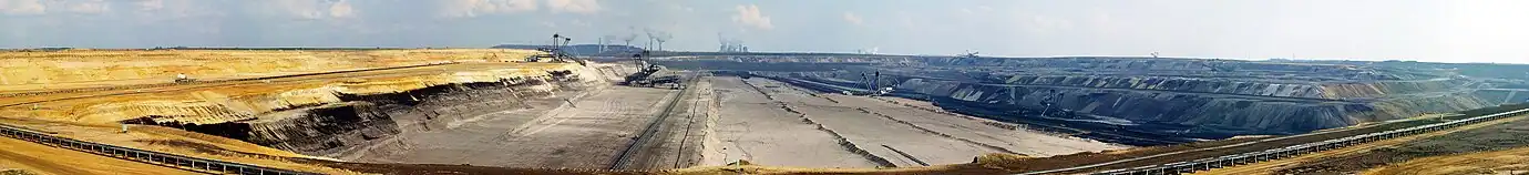 Garzweiler dagbruds panorama