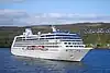 Ocean Princess som Tahatian Princess ud for Torshavn i 2009