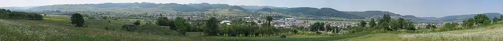 Panorama over Târgu Lăpuș