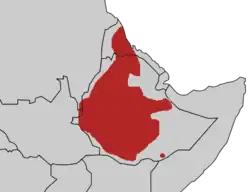 Hvidkindet turakos udbredelse