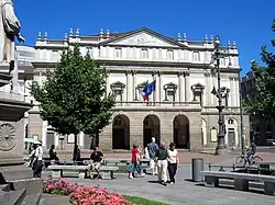 Milanos berømte opera La Scala (Teatro alla Scala)