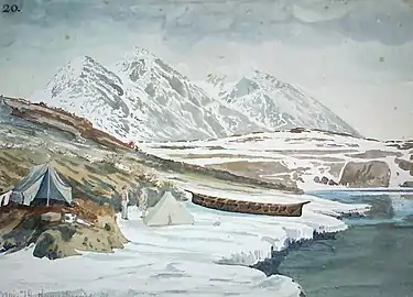 Teltplads ved Kangerdluarsuk, 1879