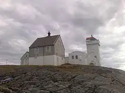 Terningen fyr i Trondheimsleia, på Hitras sydøstside.